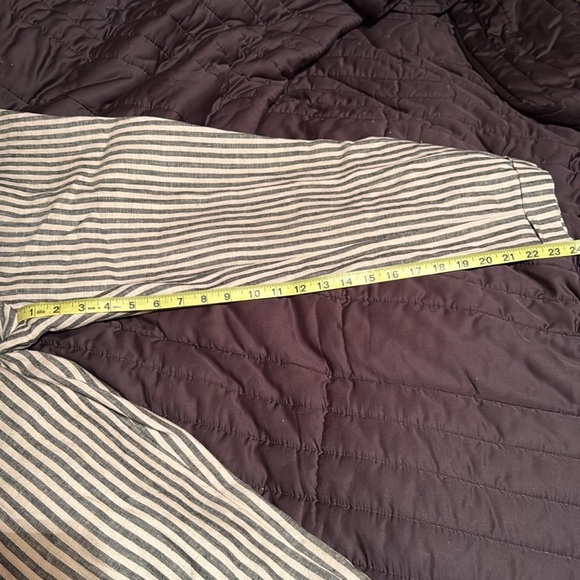 Striped Gray and White Women’s Pants - Picture 4 of 4